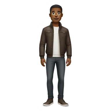 confident man in stylish apparel sticker