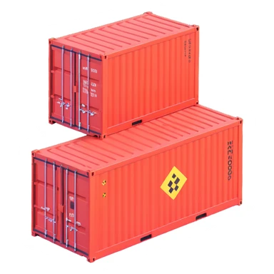 hazardous materials cargo container sticker