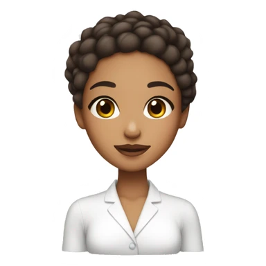 lightskin girl doing her skincare  sticker