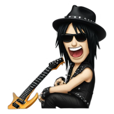 mick mars mötley crüe sticker