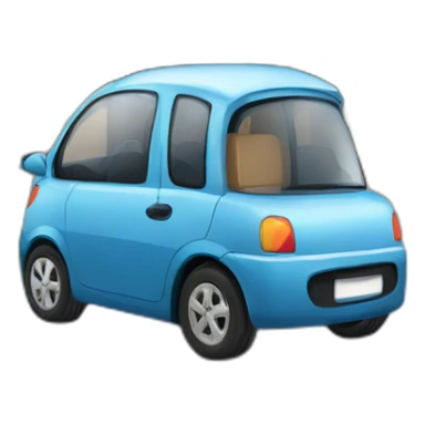 the car is loaded in the warehouse sticker