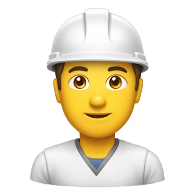 arquitectA con casco blanco  sticker