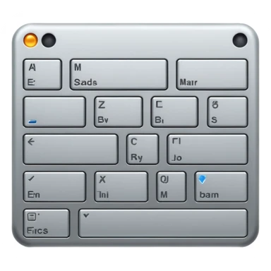 a search bar on a keyboard sticker