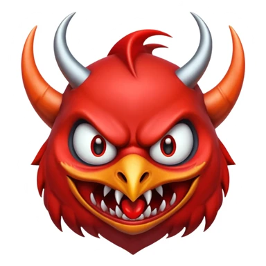 linux penguin demon sticker