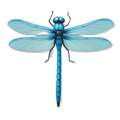 blue dragonfly sticker