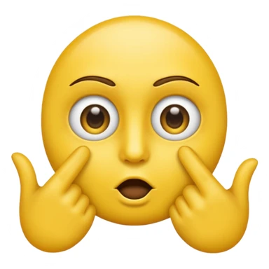 Emoji jaune qui dit ferme ta bouche sticker
