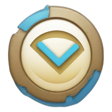 White check Mark in Blue circle sticker