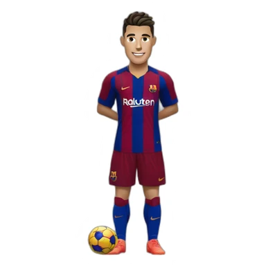 cristiano ronaldo waer barcelona sticker