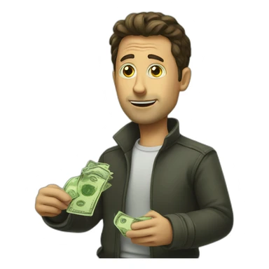 zelenskiu asking for money sticker