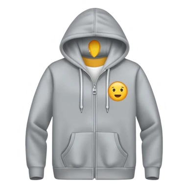 Zip up hoodie  sticker