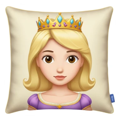 A pillow princess sticker