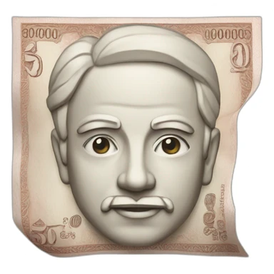 500 rupees note sticker