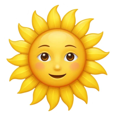 classic sun sticker