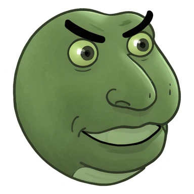 Face kissing sticker