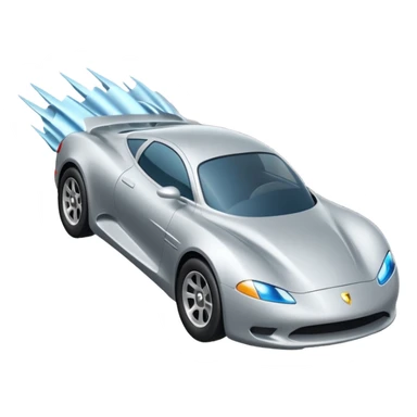 Car in midair going off cliff sticker