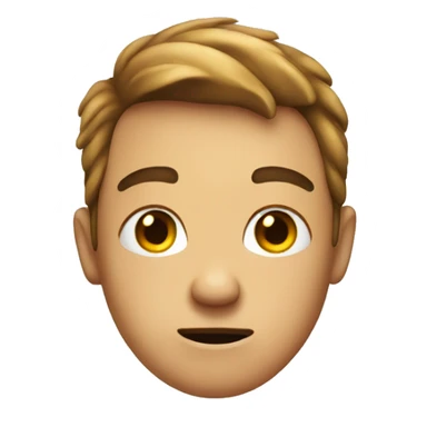 Awkward face, uncomfortable sticker