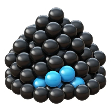 Black pollythene simple  sticker