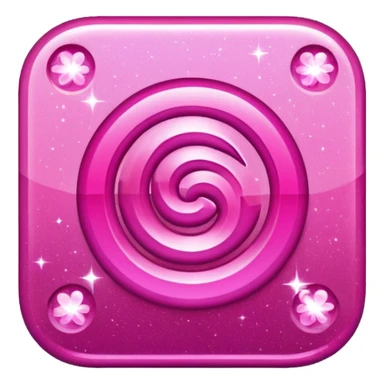 glitter pink simbolo Douyin sticker