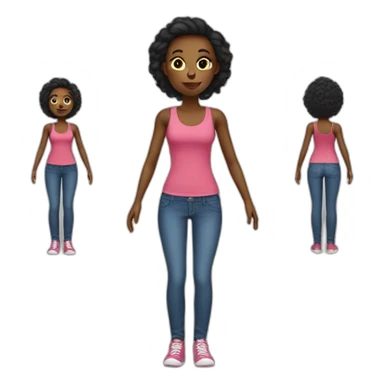 slim girl sticker