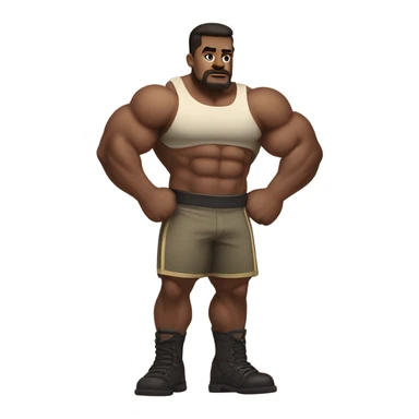 a very strongman sticker