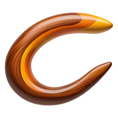 Cinematic Realistic image of a classic boomerang, rendered with detailed wood grain textures and vibrant colors, set against a sunlit outback landscape that emphasizes its iconic Australian heritage sticker