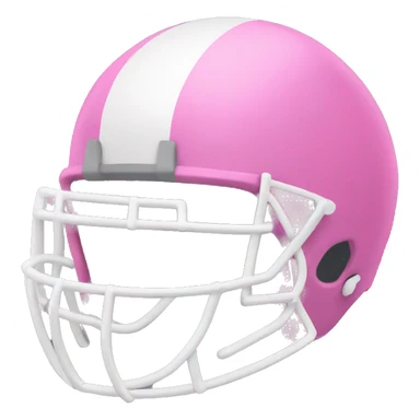 pink football visor sticker