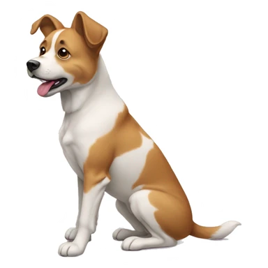 chien qui joue sticker