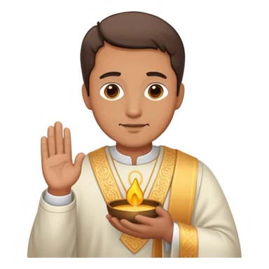 Papá dando bendición sticker