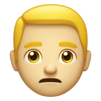 Annoyed emoji sticker