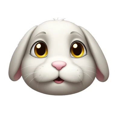 Sad bunny  sticker