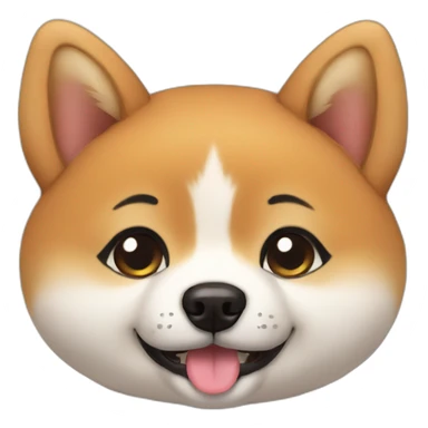 Cute little Shiba  sticker