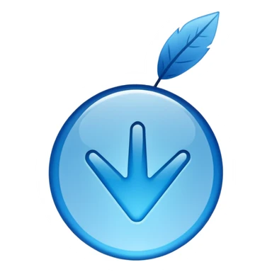 Verified just blue color tick mark with tranparent bg sticker