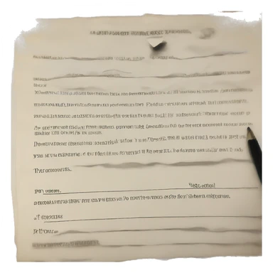 Divorce papers sticker