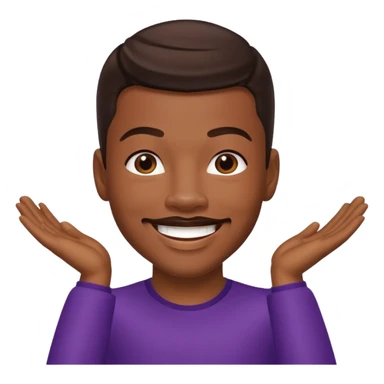 Alvin Aliey Jr with dark brown hair sticker