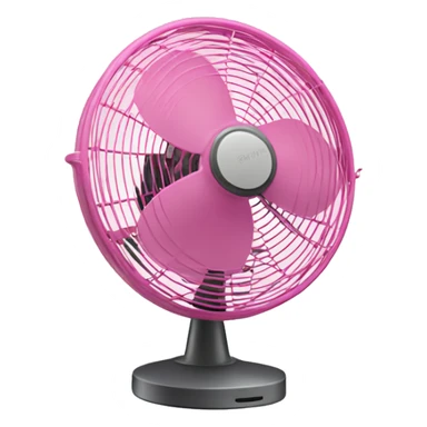 Ventilador rosa sticker