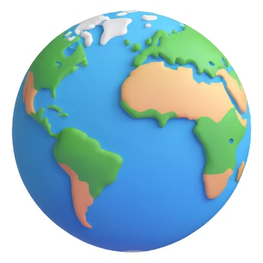 Earth emoji sticker
