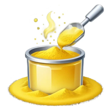 yellow magic powder sticker