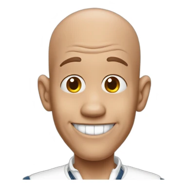 Scholz pinky and brain sticker