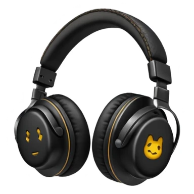 delle cuffie sticker