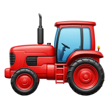 plastic toy  tractor sticker