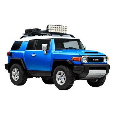Blue fj cruiser sticker