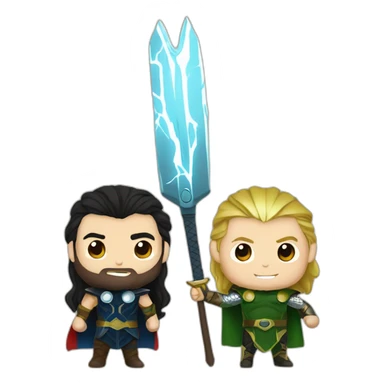 Thor et loki sticker