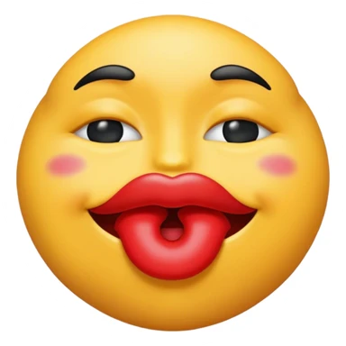 Kiss emoji sticker