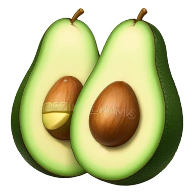 closed avocados  sticker