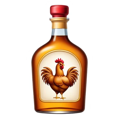 Henny bottle sticker