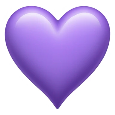 Lavender purple heart  sticker