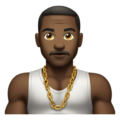 Boxer wearing chain sticker