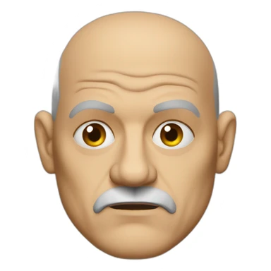 John Malkovich serious sticker