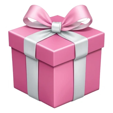 pink gift box sticker