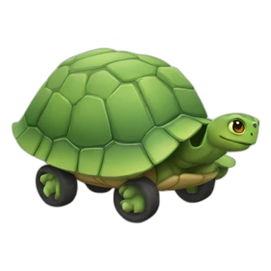Carro tortuga sticker